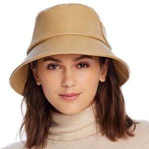 LACK OF COLOR Wave Faux Leather Bucket Hat